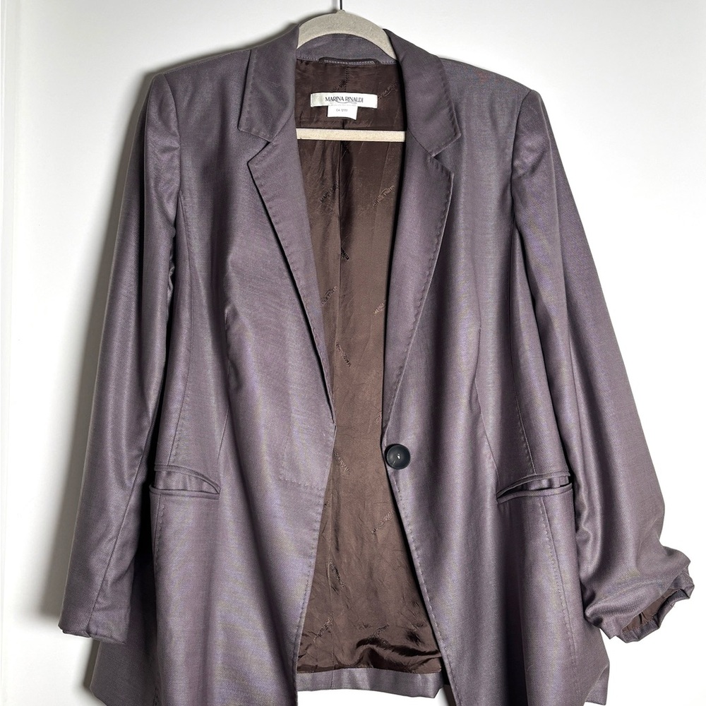 Marina Rinaldi Purple Blazer